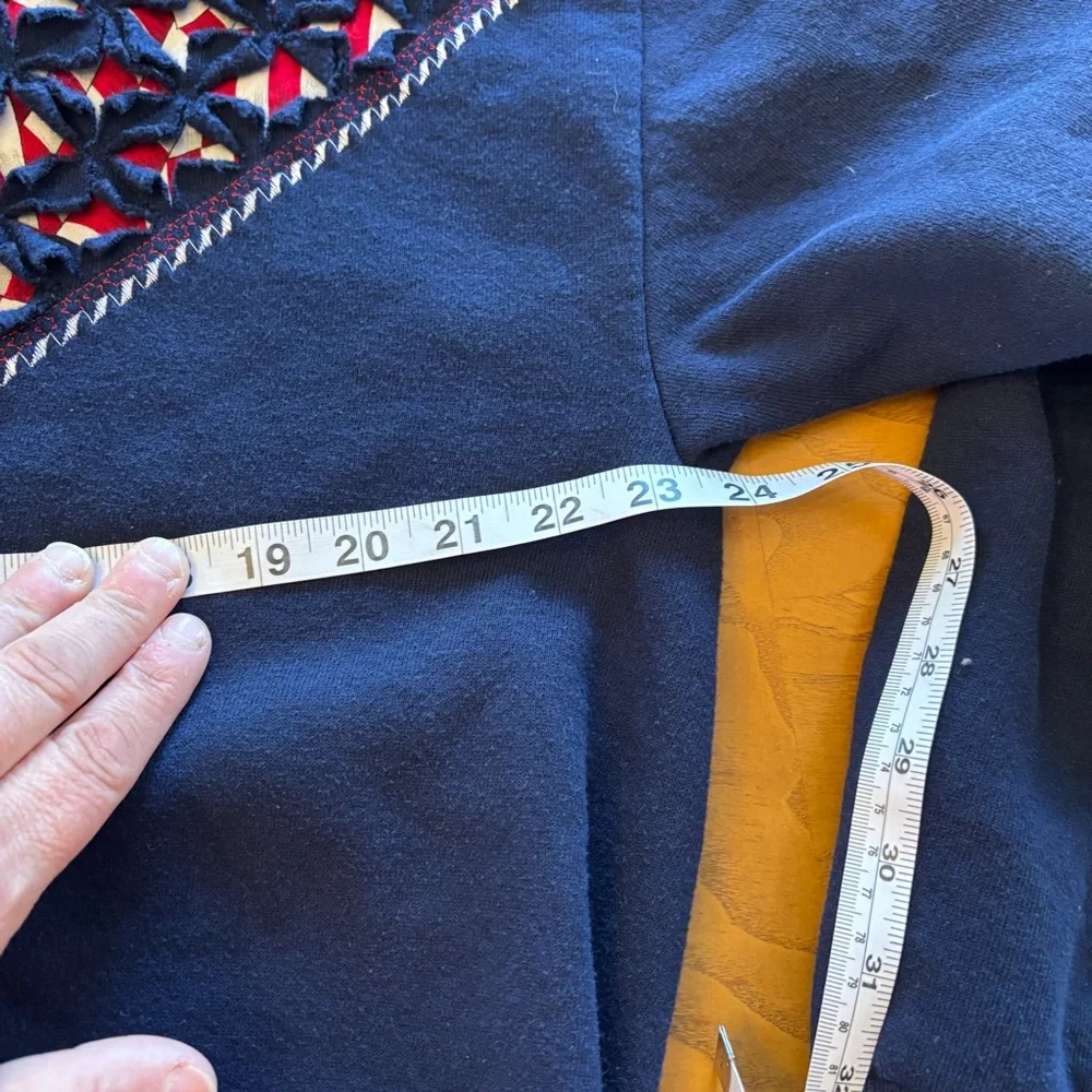 Jerzees women’s‎ one size fits most Navy red American cardigan vintage